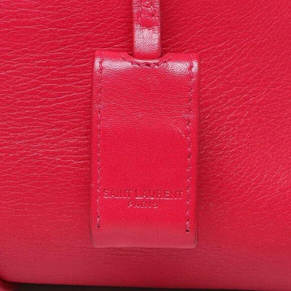 Yves Saint Laurent Pink Leather Small Sac de Jour Tote Bag - Picture 6 of 12